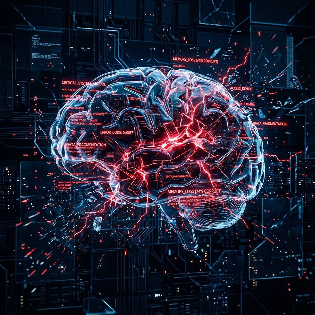 AI in critical failure — memory loss